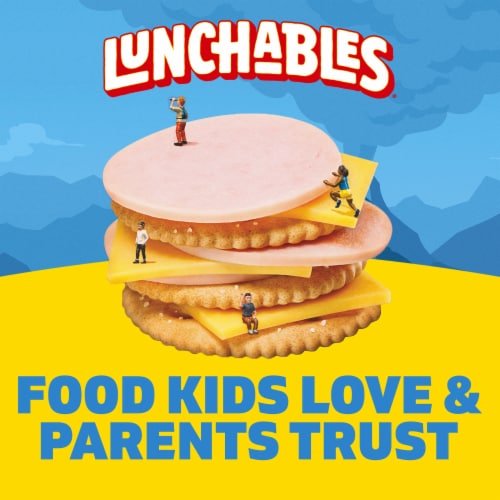 Lunchables Turkey and American Cracker Stackers Snack Kit, Pack Perspective: top