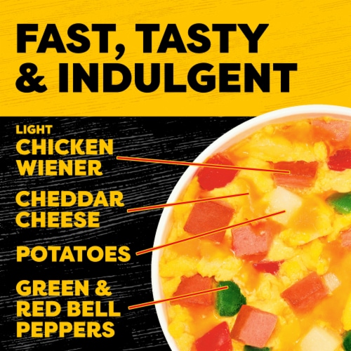 Oscar Mayer Wiener & Cheddar Scramblers Perspective: top