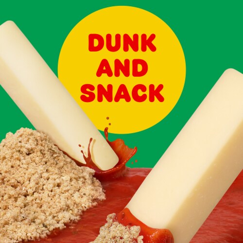 Lunchables Dunkables Mozza Sticks with Marinara & Breadcrumbs, Tray Perspective: top