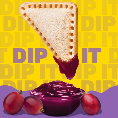 Lunchables PB&J Peanut Butter Sandwich & Grape Dip, Pack Perspective: top