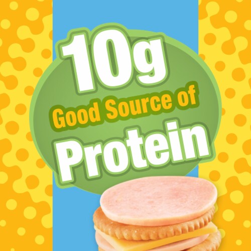 Lunchables Turkey & American Cheese Cracker Stackers Snack Kit with Chocolate Sandwich Cookies Perspective: top