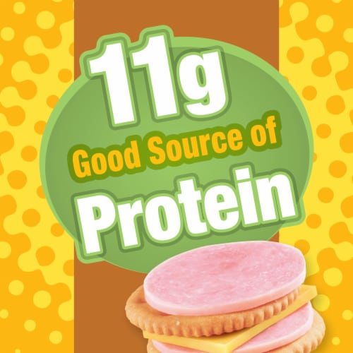 Lunchables Ham & American Cheese Cracker Stackers Snack Kit Perspective: top