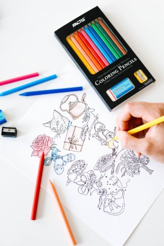 Generals® Woodless Colored Pencil Set Perspective: top