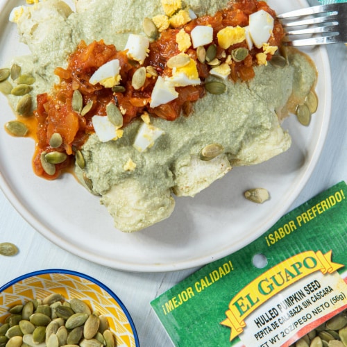 El Guapo Hulled Pumpkin Seed Perspective: top
