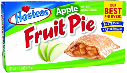 Hostess Apple Fruit Pie, 4.25 Ounce (Pack of 8) Perspective: top