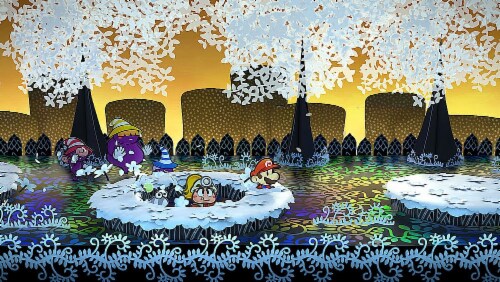 Nintendo Paper Mario The Thousand-Year Door Perspective: top