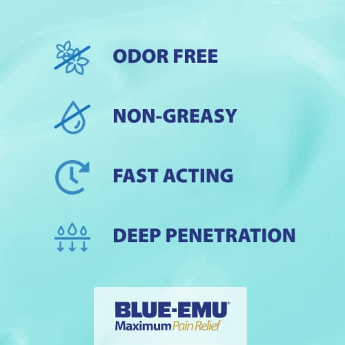 Blue-Emu Maximum Pain Relief Cream Perspective: top
