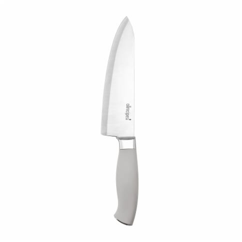 Allrecipes Stamped Poly Chef Knife - Gray Perspective: top