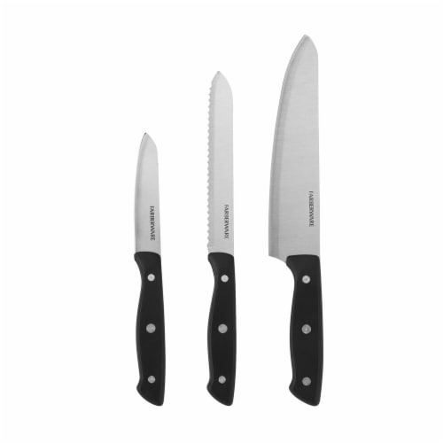 Farberware Triple-Riveted Chef Knife Set Perspective: top