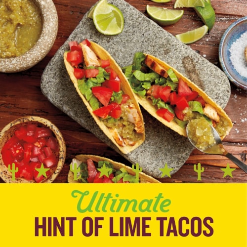 Old El Paso Hint Of Lime Flavored Stand 'N Stuff Taco Shells Perspective: top
