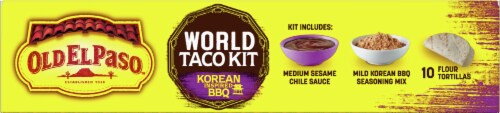 Old El Paso Korean Inspired BBQ World Taco Dinner Kit Perspective: top