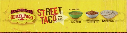 Old El Paso Barbacoa Beef Street Taco Kit Perspective: top
