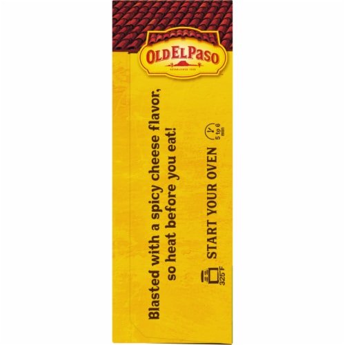 Old El Paso™ Spicy Jalapeño Cheddar Flavored Stand 'N Stuff™ Taco Shells Perspective: top