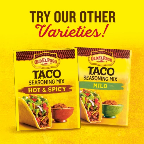 Old El Paso Ranch Flavored Taco Seasoning Mix Perspective: top