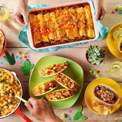 Old El Paso Mexican Style Street Corn Stand 'N Stuff Taco Shells Perspective: top