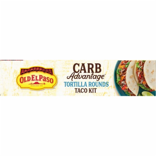 Old El Paso Carb Advantage Tortilla Rounds Taco Kit Perspective: top
