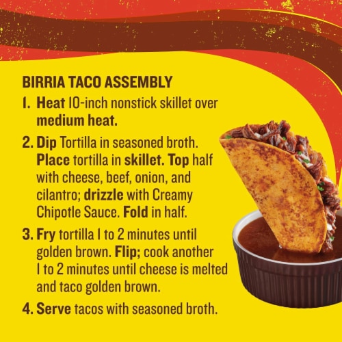 Old El Paso Birria Taco Seasoning, Sauce and Tortillas Kit Perspective: top