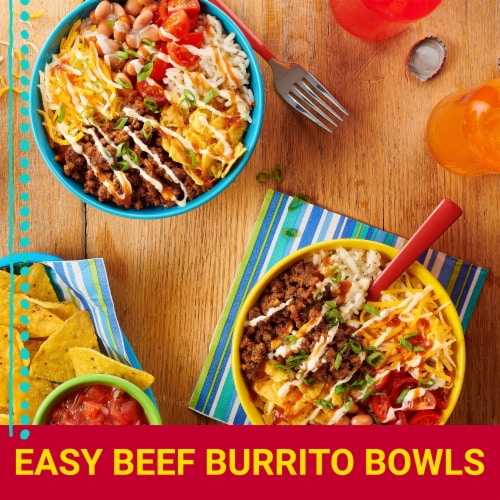 Old El Paso™ Hot & Spicy Taco Seasoning Perspective: top