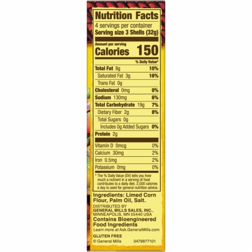 Old El Paso Gluten Free Tostada Shells Perspective: top