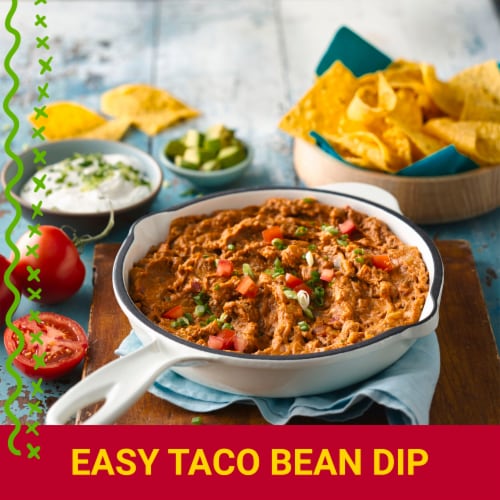 Old El Paso™ Fat Free Refried Beans Perspective: top