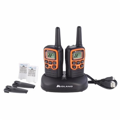 Midland X-Talker Two-Way Radio with Charger Perspective: top