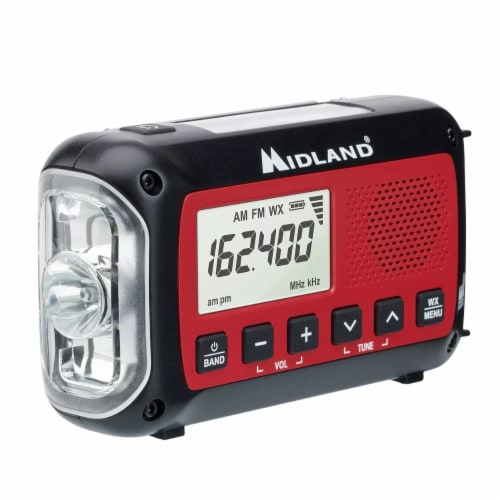 Midland® Emergency Crank Radio Perspective: top