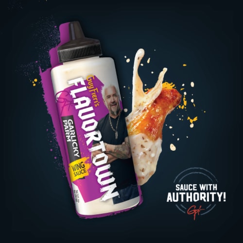 Flavortown Garlicky Parm Wing Sauce 12.8 oz Perspective: top
