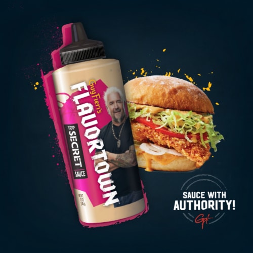 Flavortown Top Secret Sauce 12 oz Perspective: top