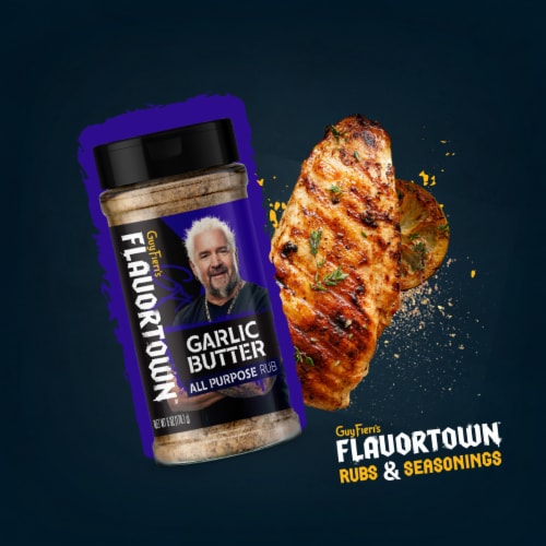 Flavortown All Purpose Garlic Butter Rub 6 oz Perspective: top