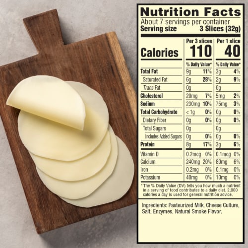 Sargento® Ultra Thin® Provolone Sliced Cheese Perspective: top
