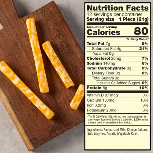 Sargento® Colby-Jack Cheese Sticks Perspective: top