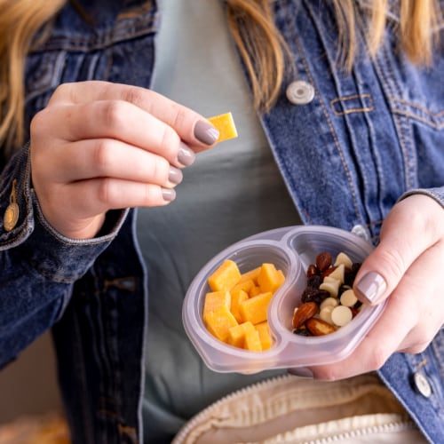 Sargento® Sweet Balanced Breaks® Cheddar Cheese Almonds Raisins & Greek Yogurt Drops Snack Packs Perspective: top