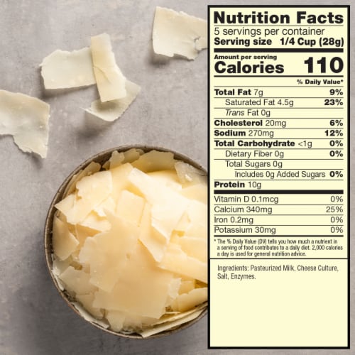 Sargento® Reserve Series™ Shaved 14-Month Aged Parmesan Cheese Perspective: top