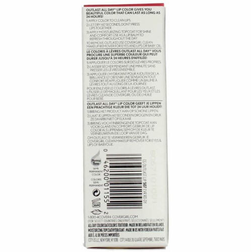 CoverGirl Outlast® 507 Ever Red-Dy All-Day Lip Gloss Perspective: top