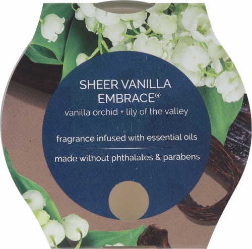 Glade® Alluring Sheer Vanilla Embrace® 3 Wick Scented Candle Perspective: top