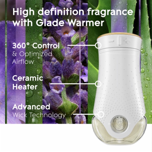 Glade® Tranquil Lavender & Aloe Scented Oil PlugIn Refills Perspective: top