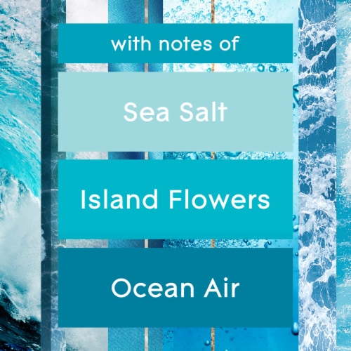 Glade® Candle Jar Air Freshener Aqua Waves Infused with Essential Oils Perspective: top