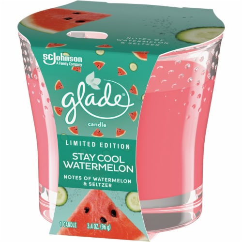 Glade® Stay Cool Watermelon Candle Perspective: top