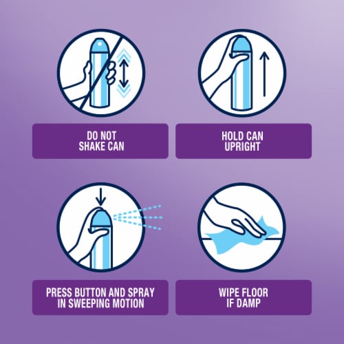 Glade® Tranquil Lavender & Aloe™ Aerosol Spray Perspective: top
