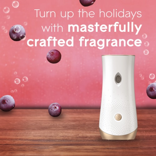 Glade Crisp Cranberry Champagne Automatic Spray Refill Perspective: top