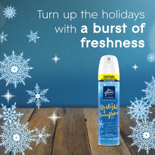 SC Johnson Glade Starlight & Snowflakes Automatic Spray Refill Perspective: top