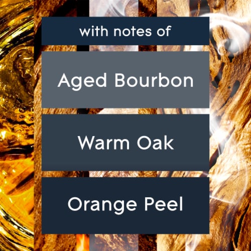 Glade Candle Smooth Bourbon & Oak Scent, 1-Wick, 3.4 oz (96.3 g) Ea, 2 Ct, Lead-Free Wick Perspective: top