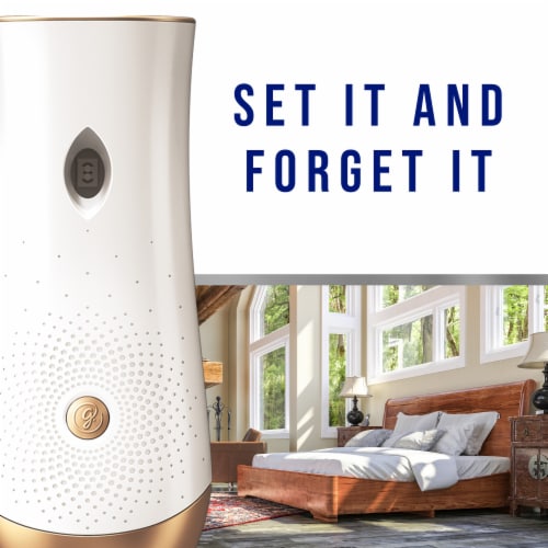 Glade Automatic Spray Air Freshener Refills, Juniper & Teak, Fresh Collection, 6.2 oz Perspective: top