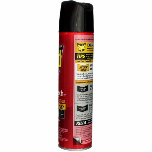 Raid Ant & Roach Killer Aerosol Outdoor Fresh, 12 oz Perspective: top