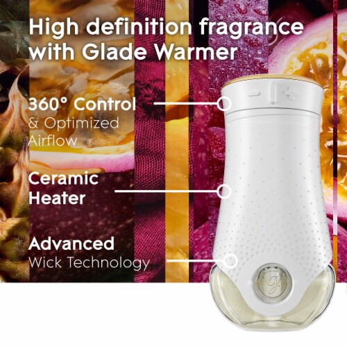 Glade PlugIns Scented Oil, Hawaiian breeze Vanilla Passion Fruit Perspective: top