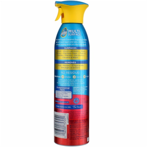 Pledge® Multi-Surface Cleaner Spray - Apple Cinnamon Perspective: top