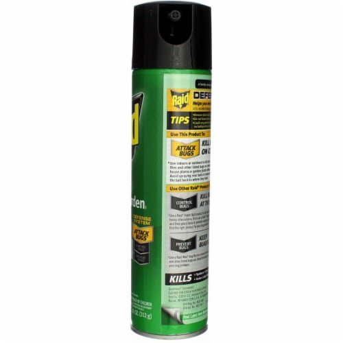 Raid® House & Garden Insect Killer Aerosol Spray Perspective: top