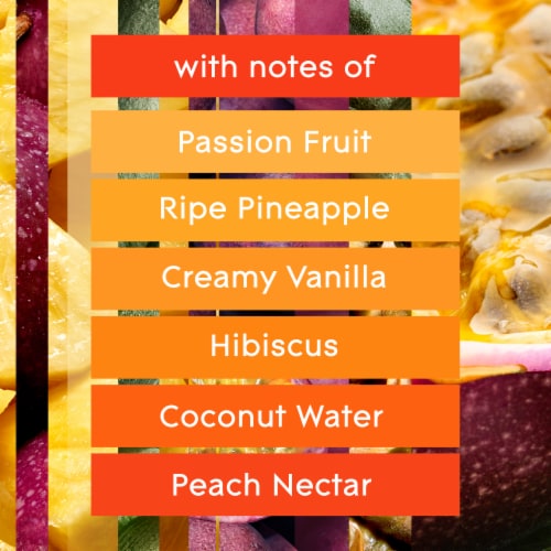 Glade® 2-in-1 Hawaiian Breeze® & Vanilla Passion Fruit® Candles Perspective: top