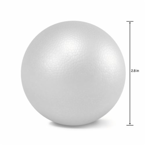 FloraCraft SmoothFoM Ball 6/Pkg-2.8 Perspective: top