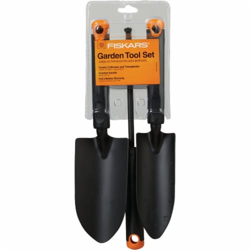 Fiskars® Steel Garden Tool Set Perspective: top